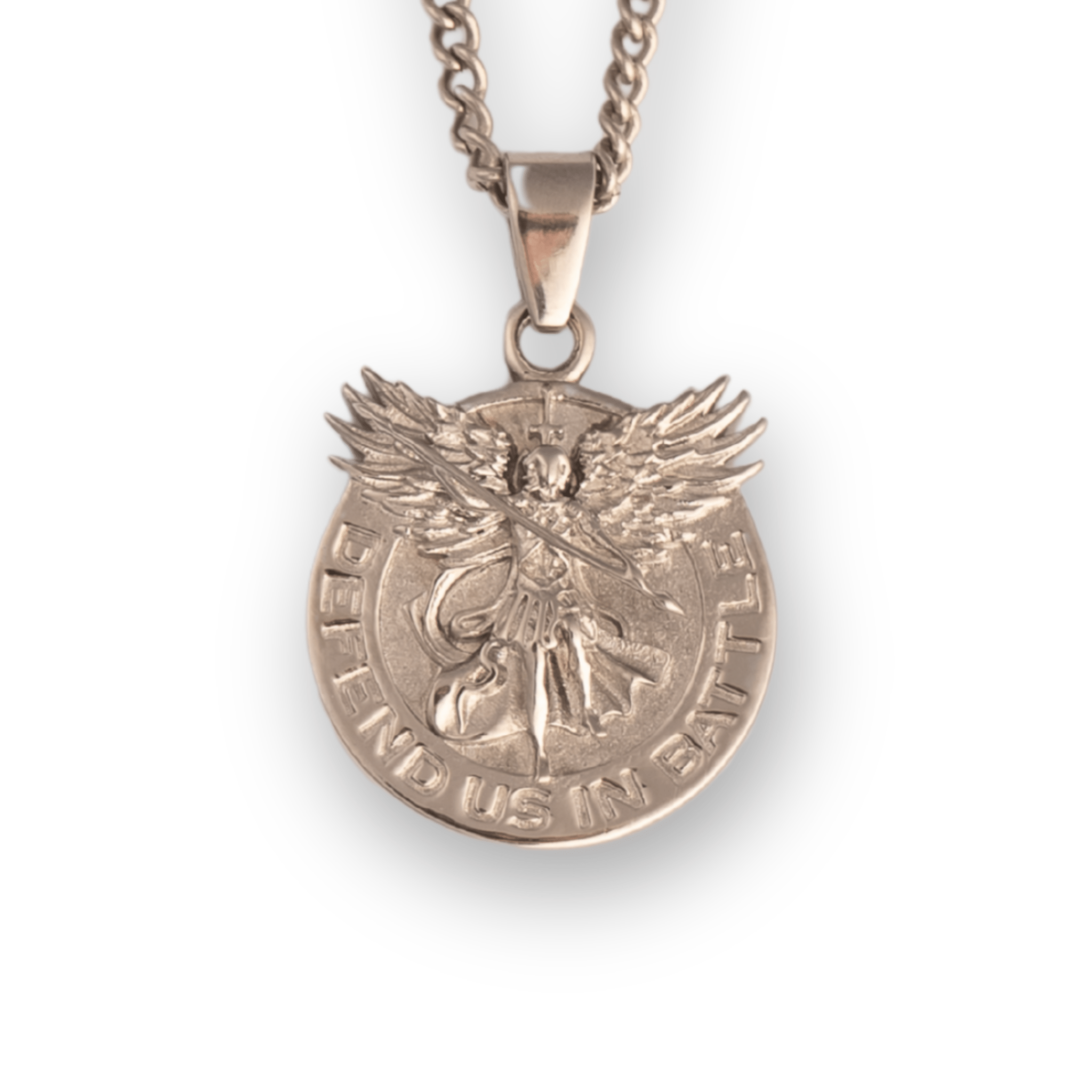 Saint Michael Pendant - Silver