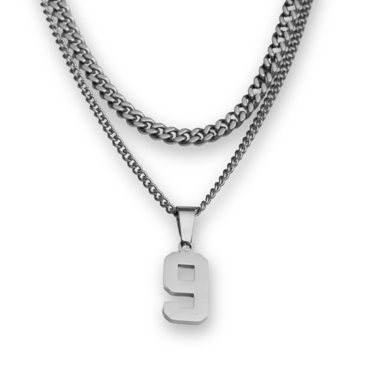 Pro Number Stack - Silver