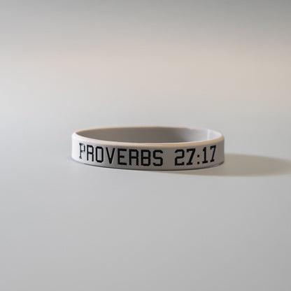 Proverbs 27:17 Wristband