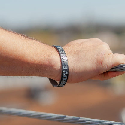 prove them wrong silicone wristband
