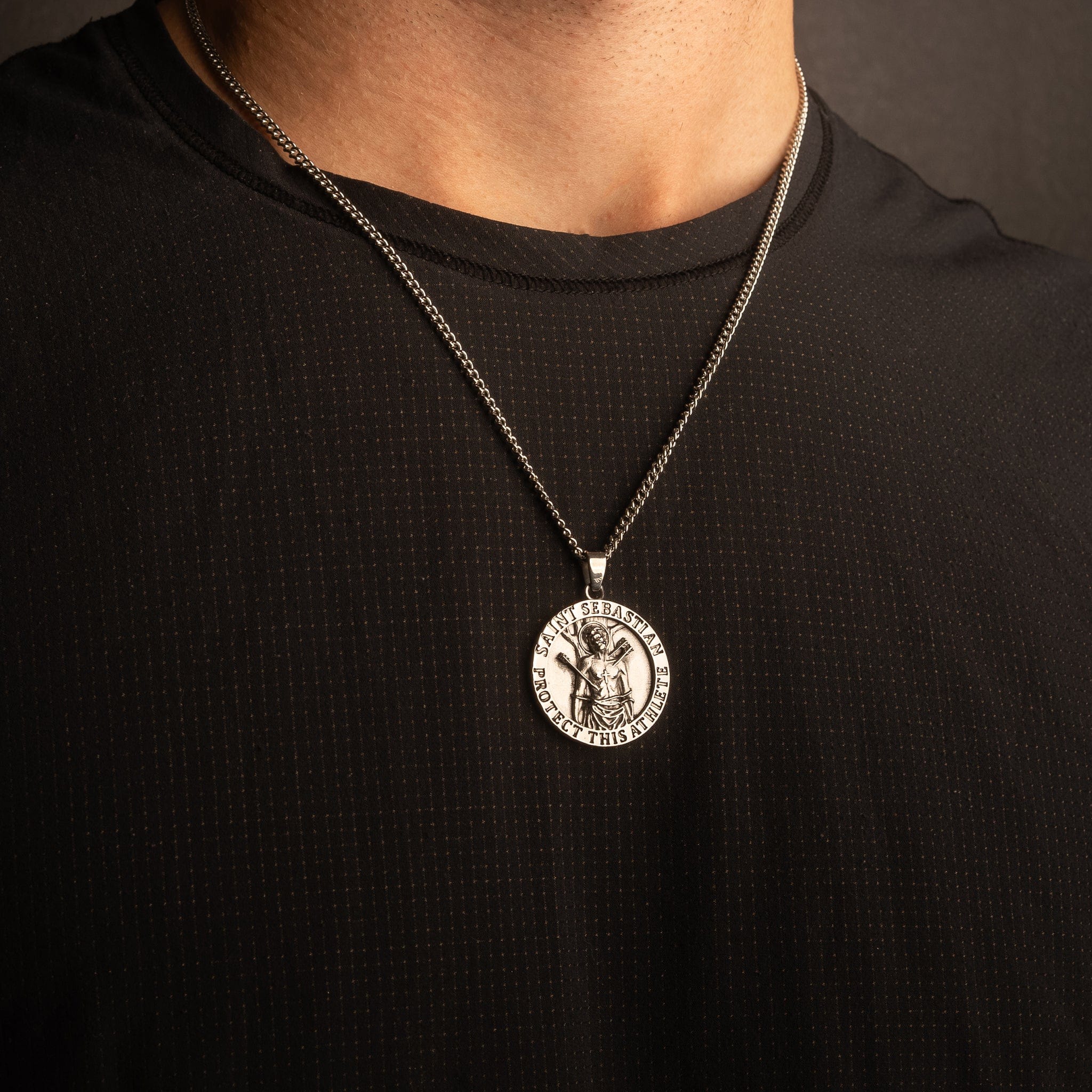 Saint Sebastian Pendant - Silver