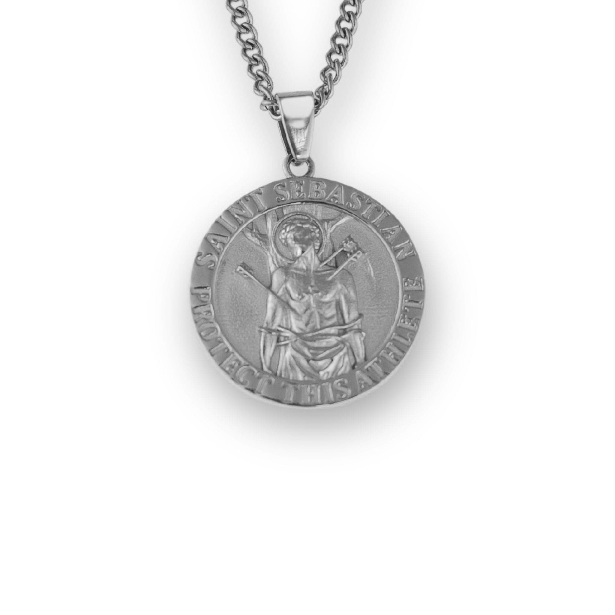 Saint Sebastian Pendant - Silver