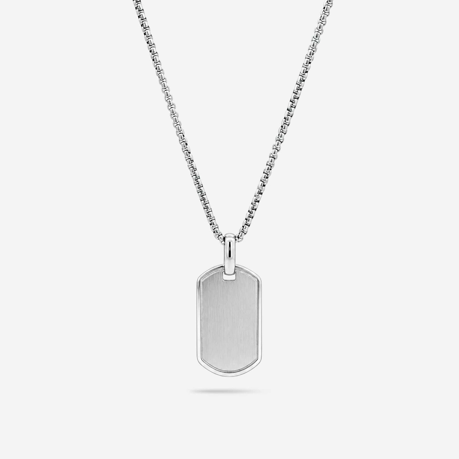 Tag Pendant - Silver