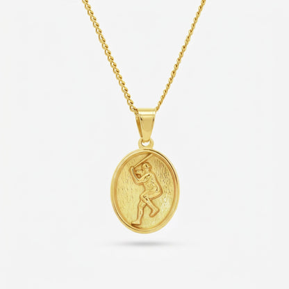 Baseball Silhouette Pendant