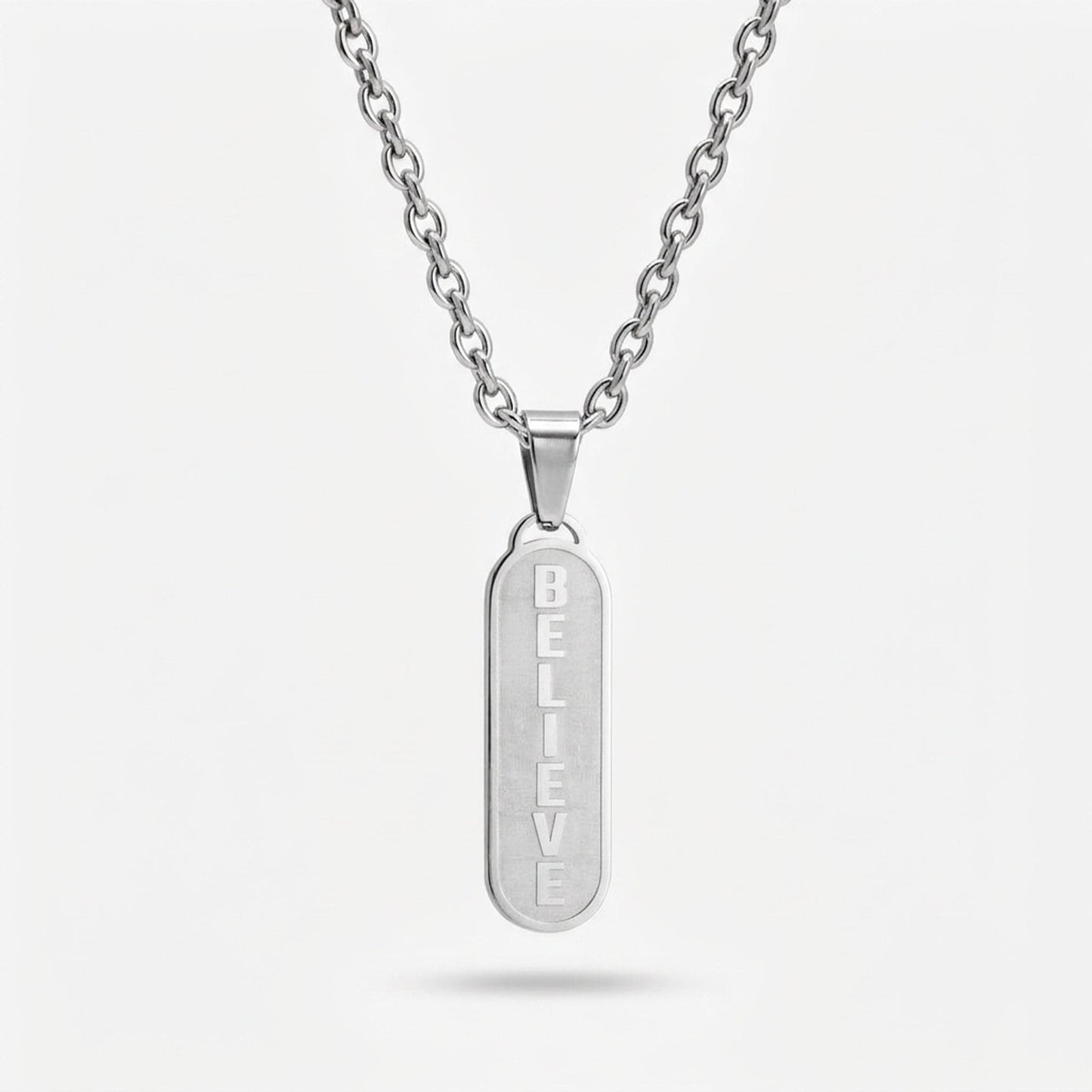 Believe - Motivational Pendant Necklace