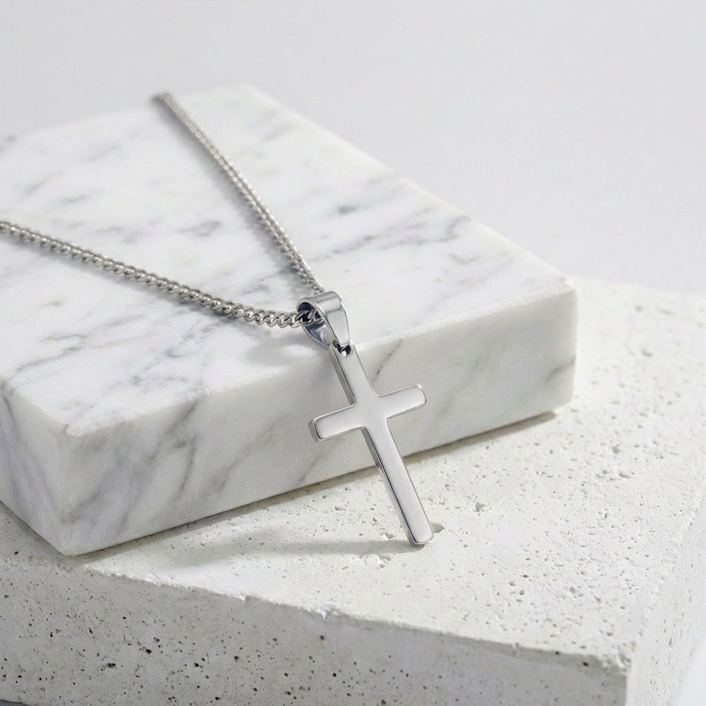 Stainless Steel Cross Necklace