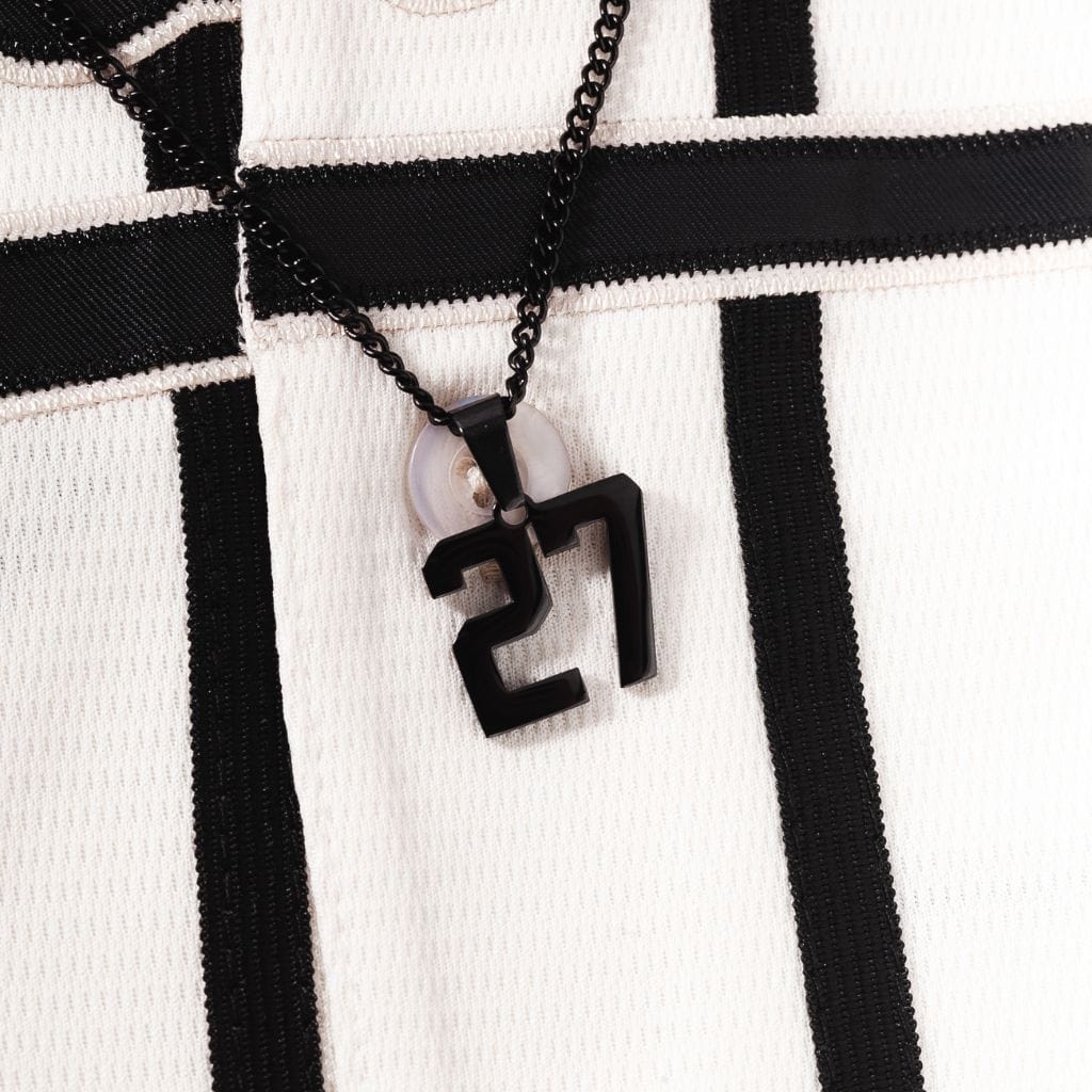 number 27 necklace