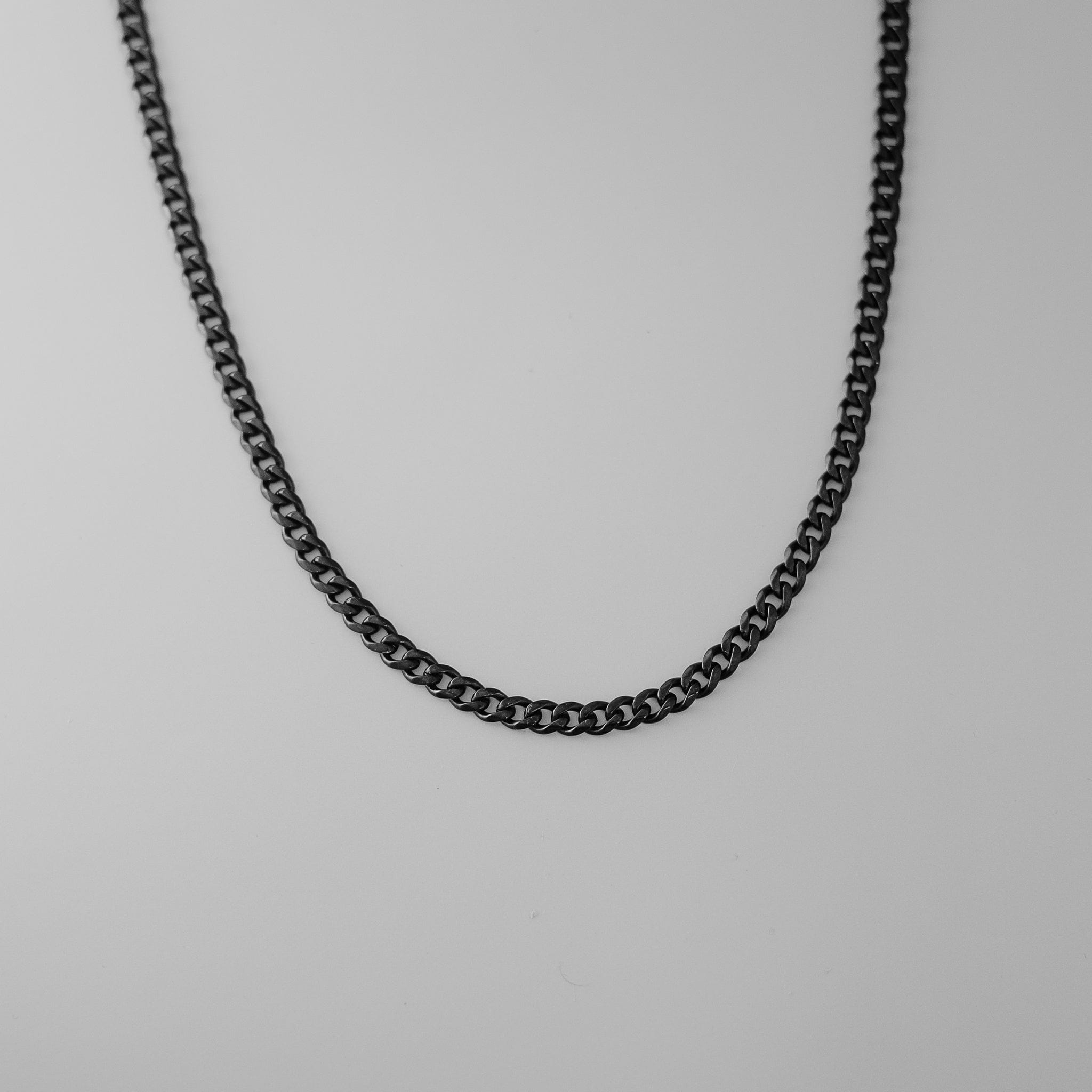 Cuban Chain 5MM Black Stainless