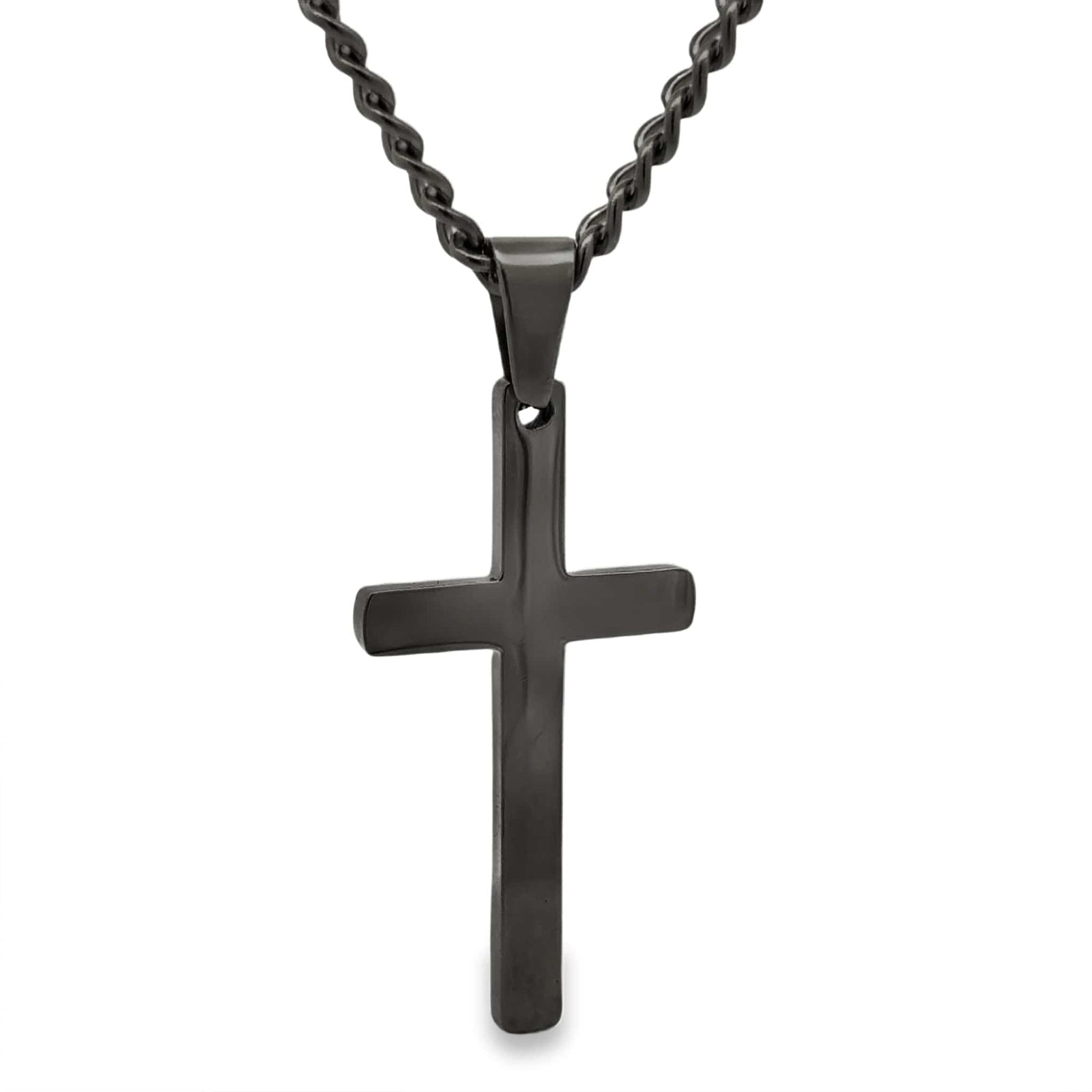 Black Cross Necklace