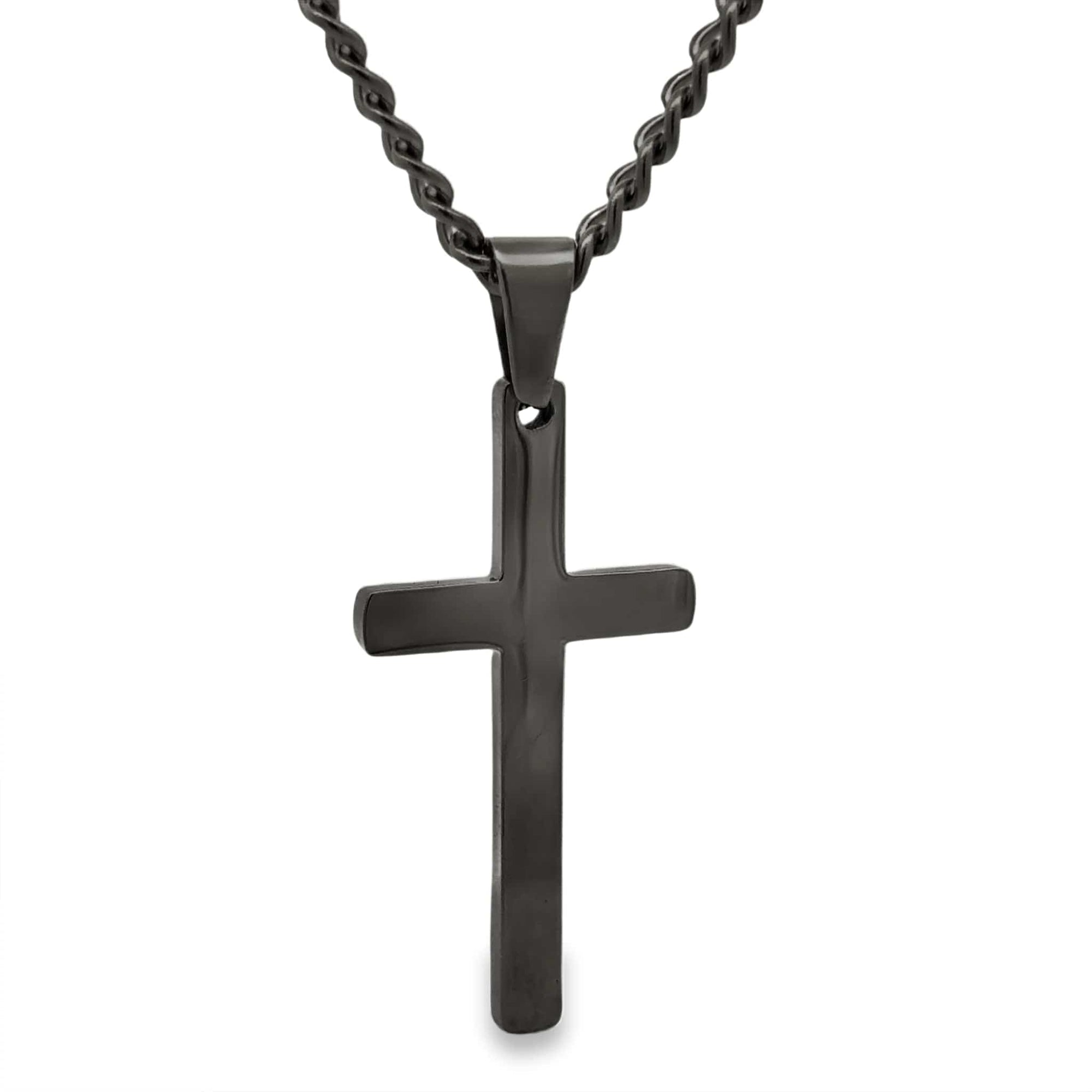Black Cross Necklace