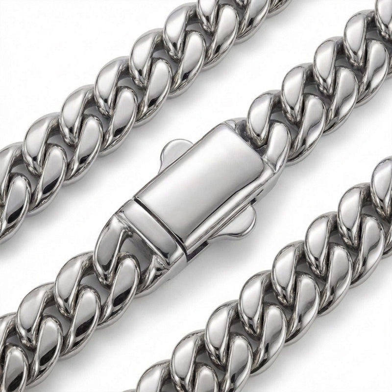 Number Pendant Necklace - Silver