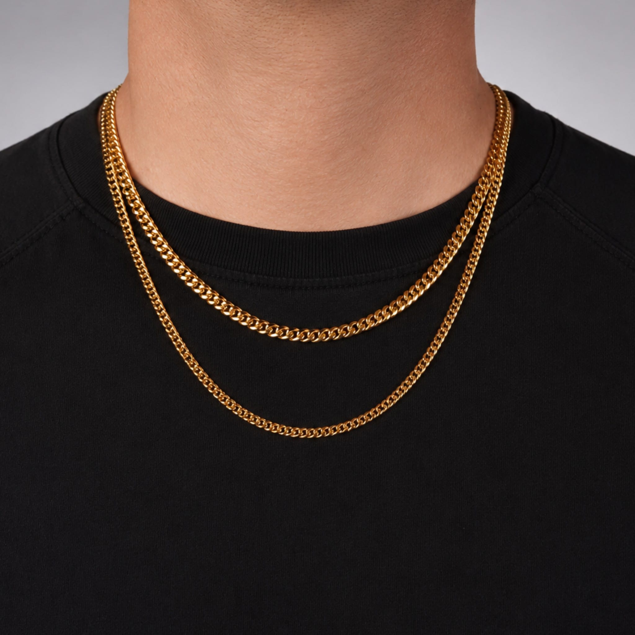 5mm and 3.5mm cuban chain set
