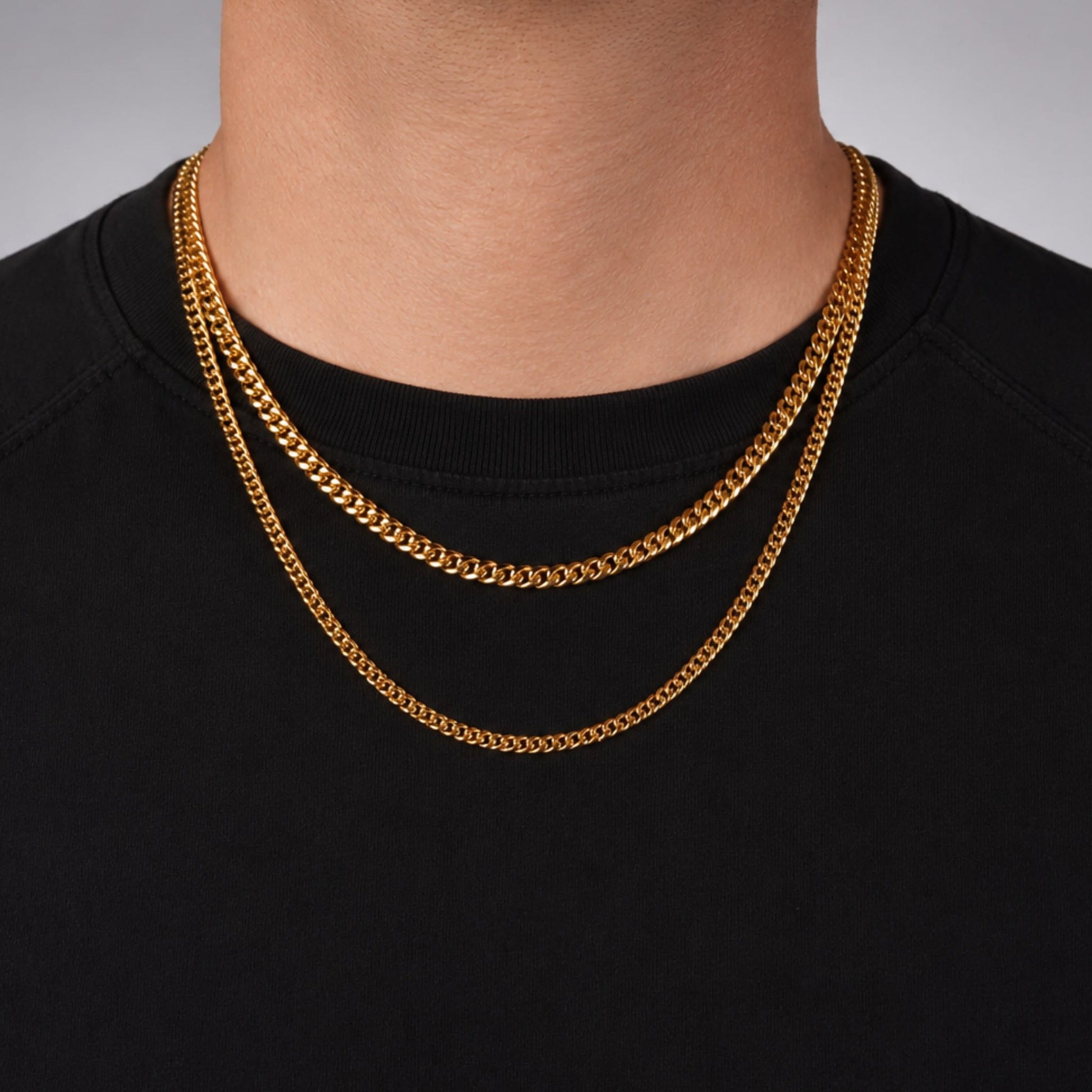 5mm and 3.5mm cuban chain set