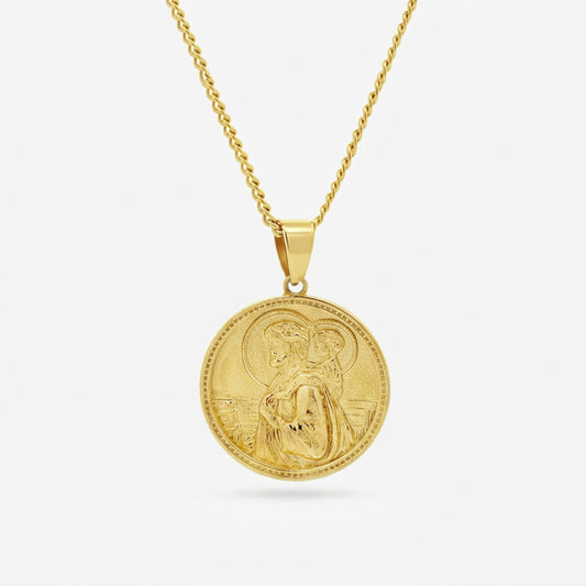 Saint Christopher Necklace - Gold