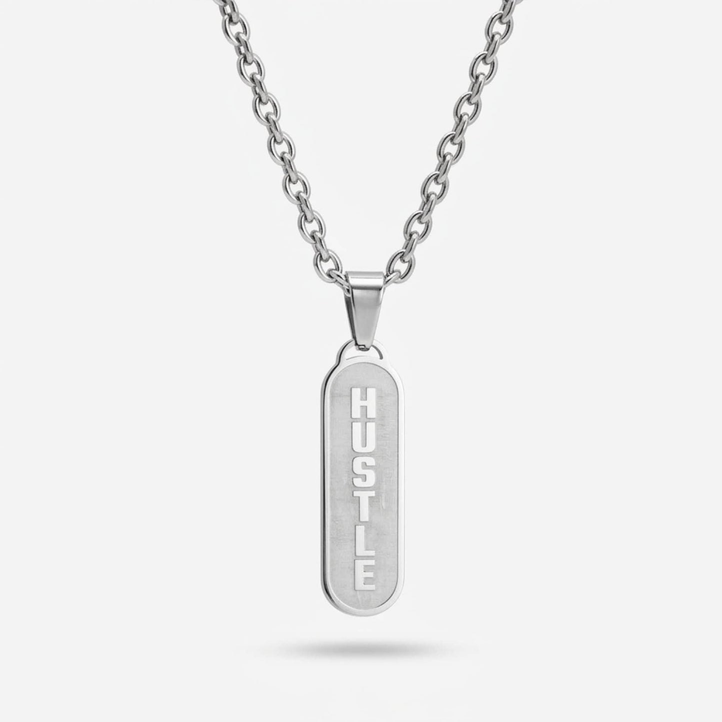 Hustle - Motivational Pendant Necklace