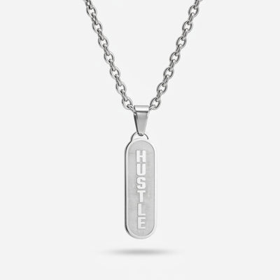 Hustle - Motivational Pendant Necklace