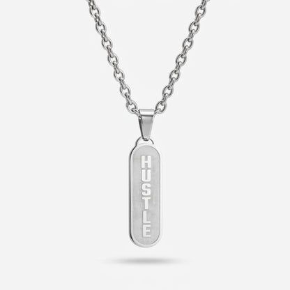 Hustle - Motivational Pendant Necklace