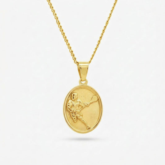 Lacrosse Silhouette Pendant