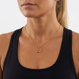Mini Number Necklace - Gold
