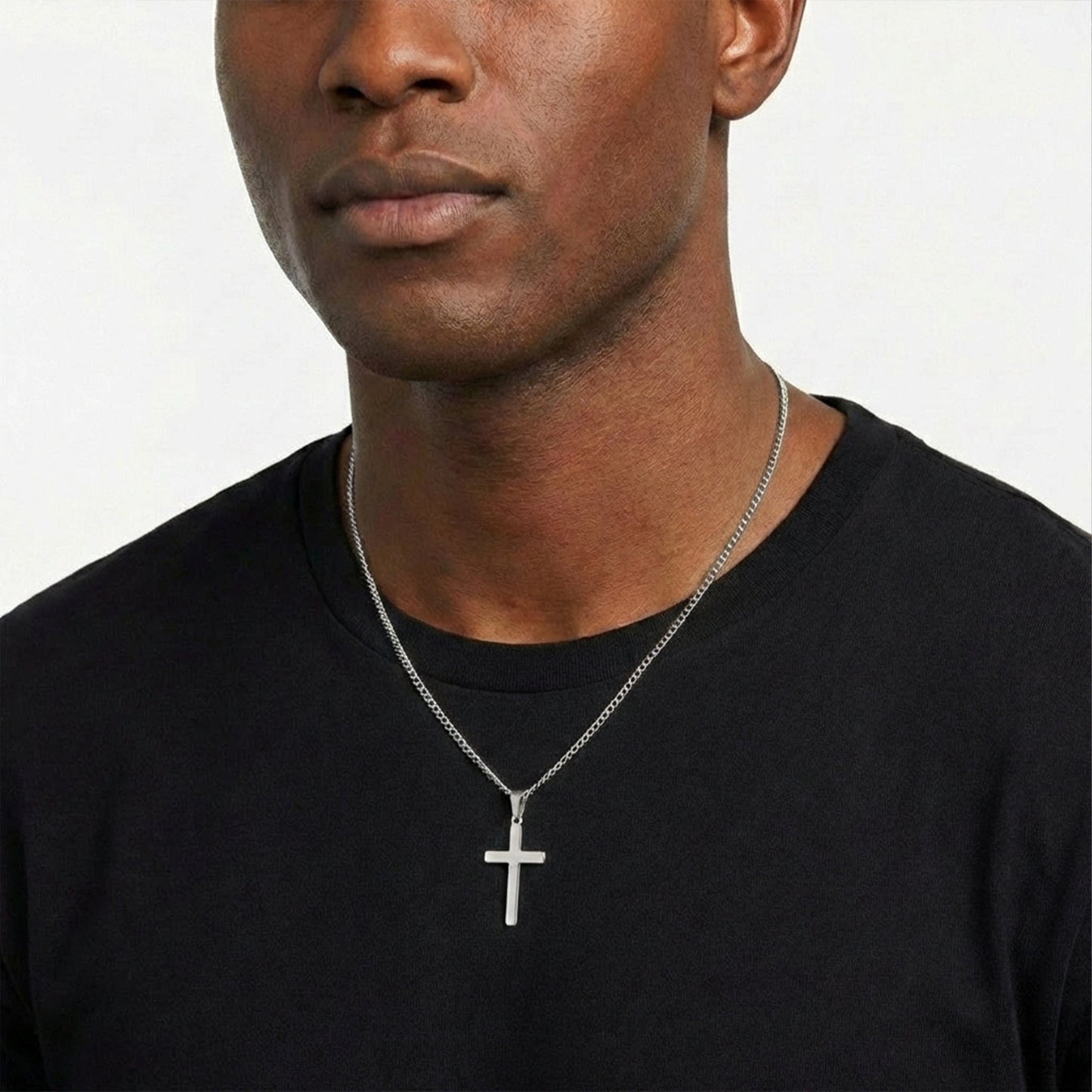 Stainless Steel Cross Necklace