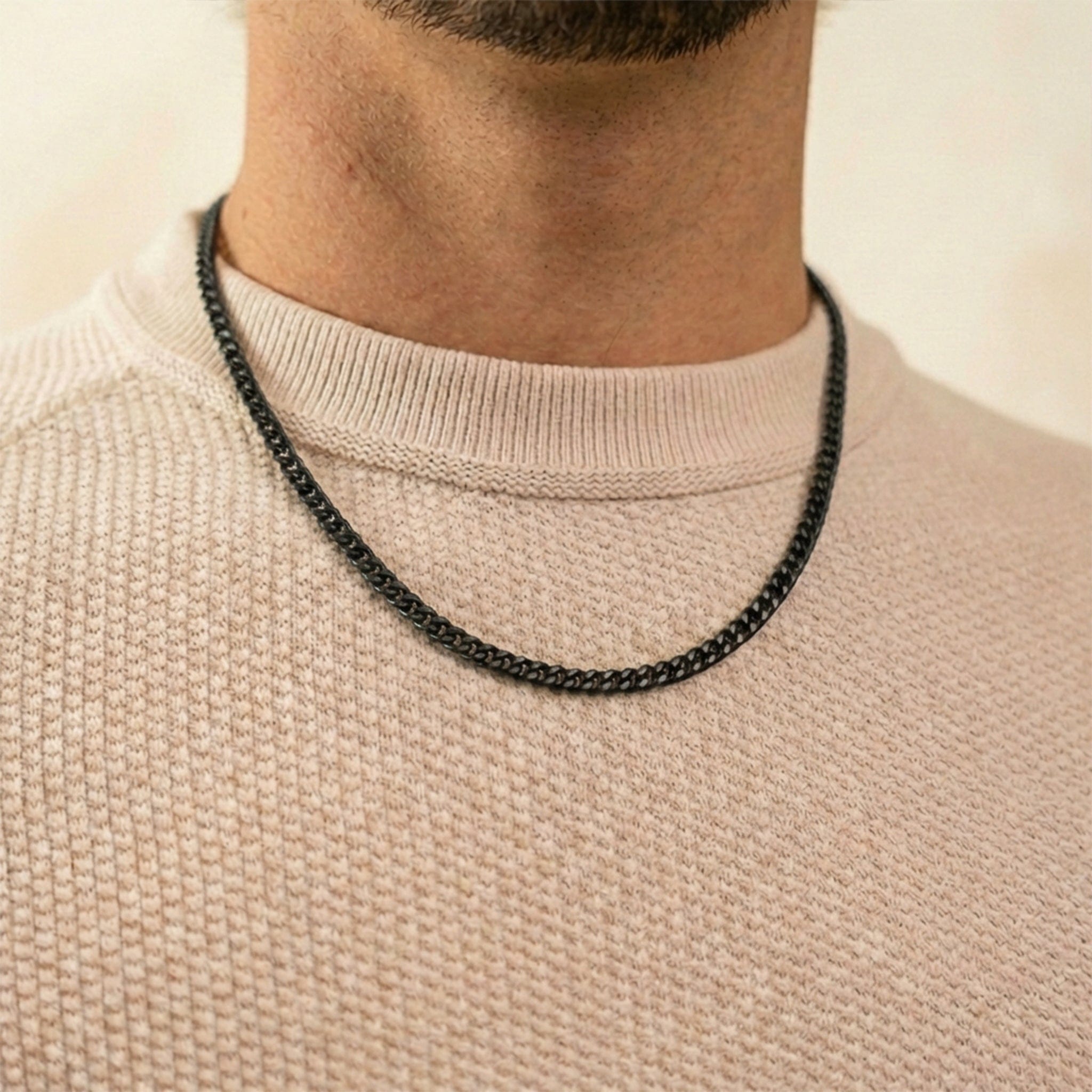 Cuban Chain 5MM - Black