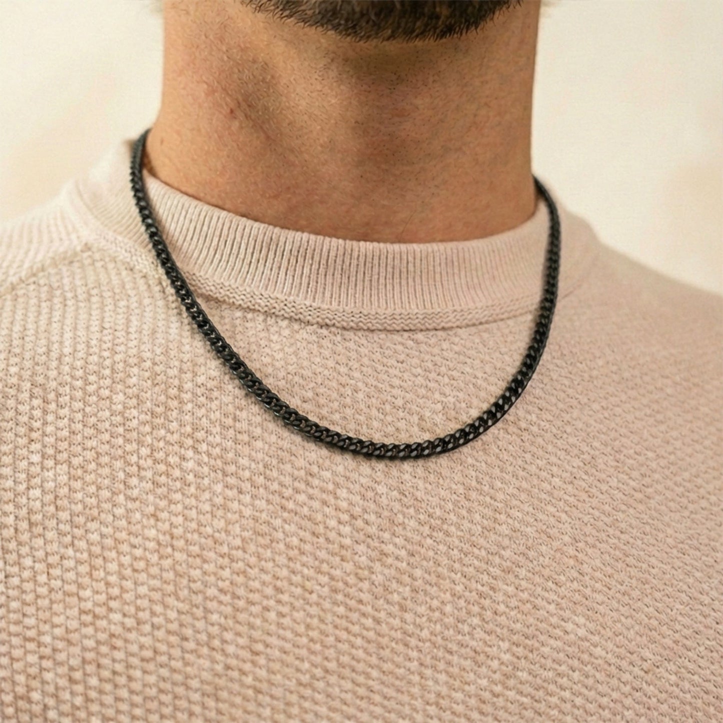 Cuban Chain 5MM - Black