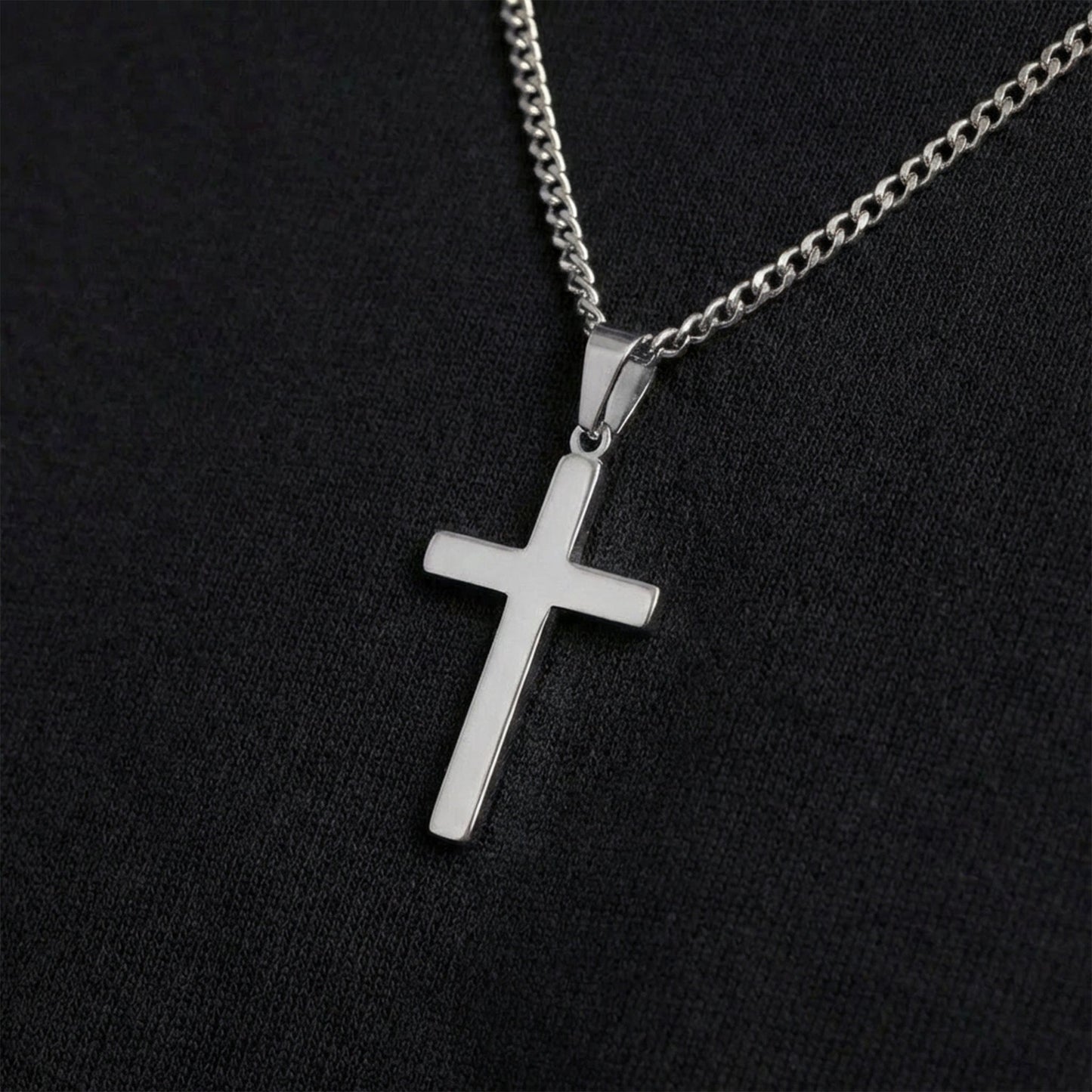 Stainless Steel Cross Necklace