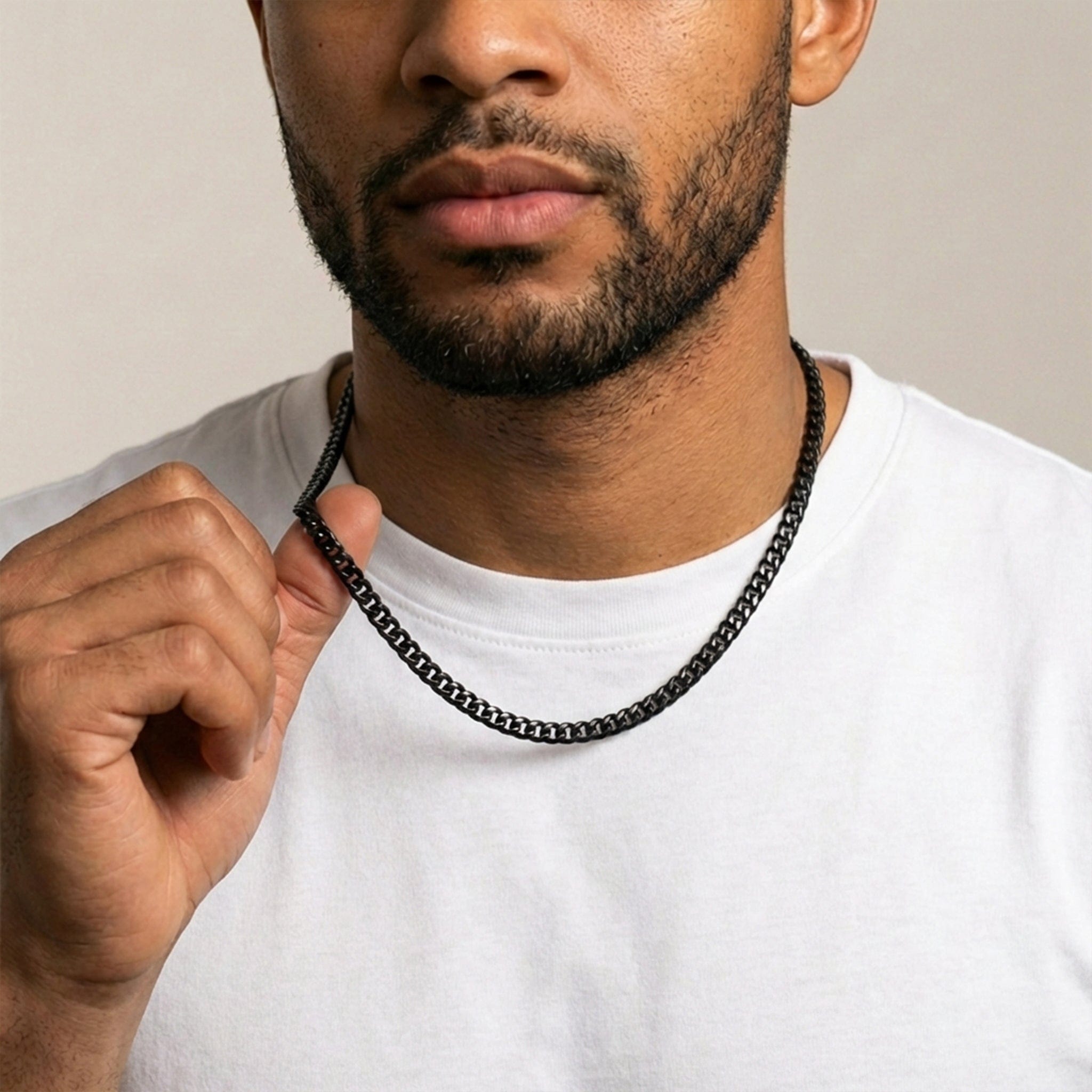 Cuban Chain 5MM - Black