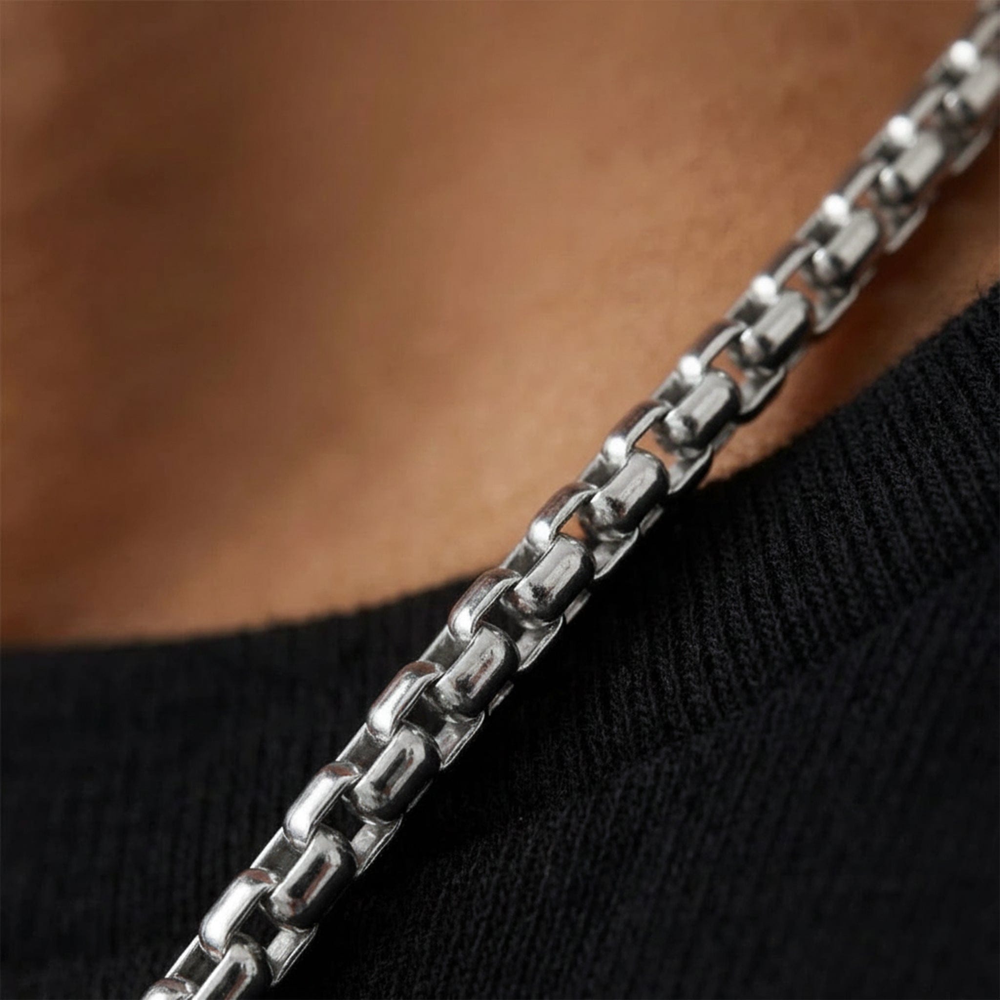 Box Chain 3MM - Silver