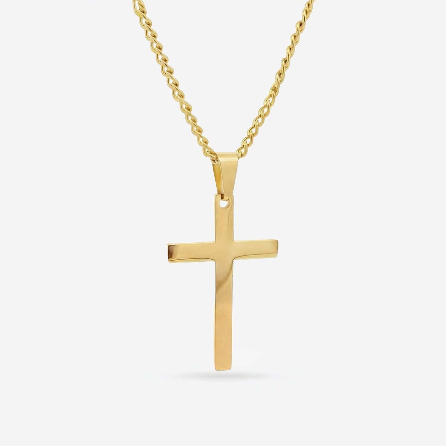 Large Cross Pendant Gold
