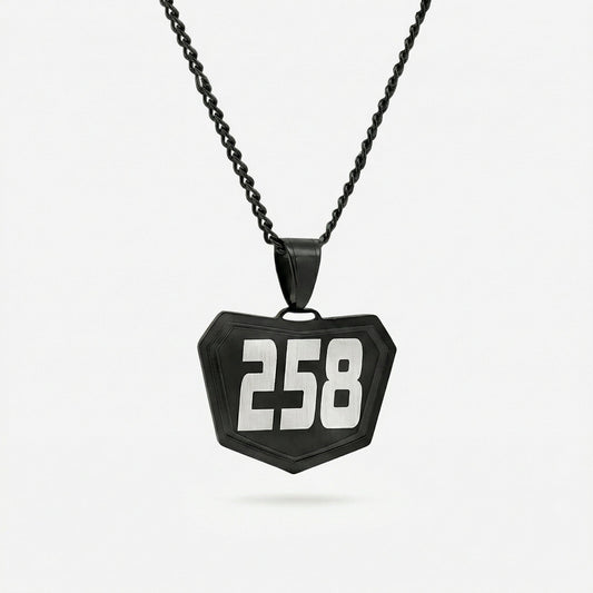 Motocross Pendant - Black