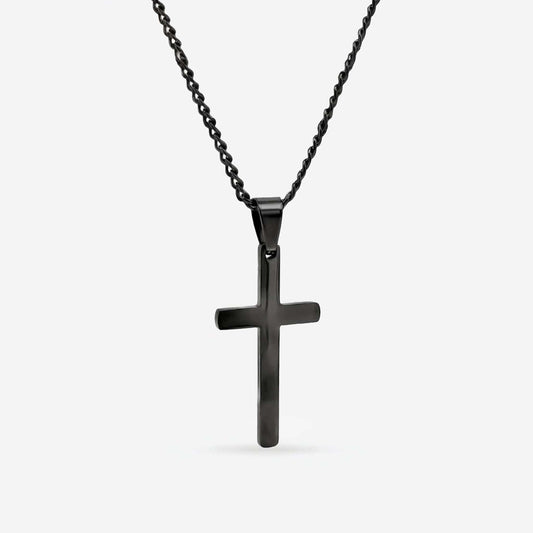 Black Cross Necklace