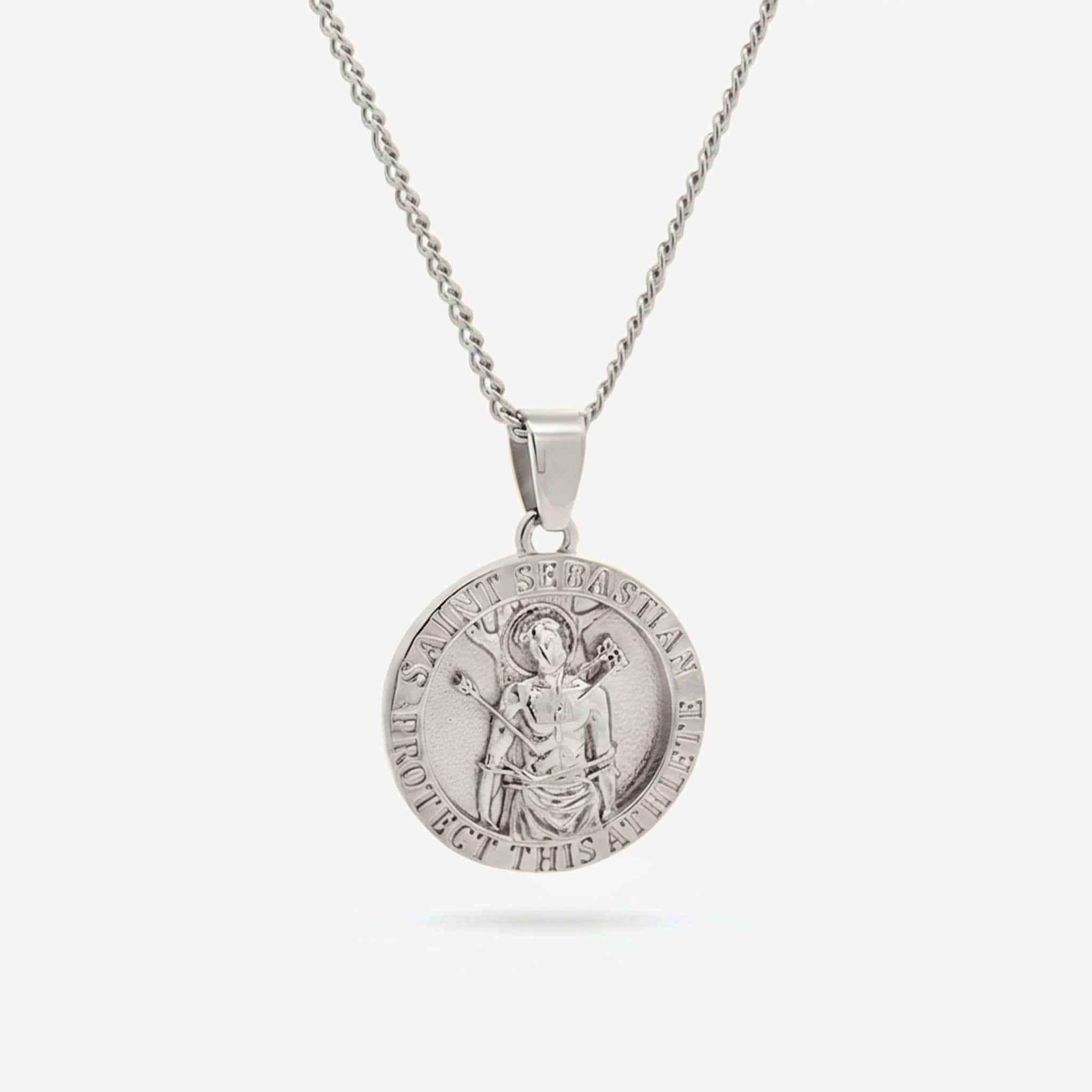 Saint Sebastian Pendant - Silver