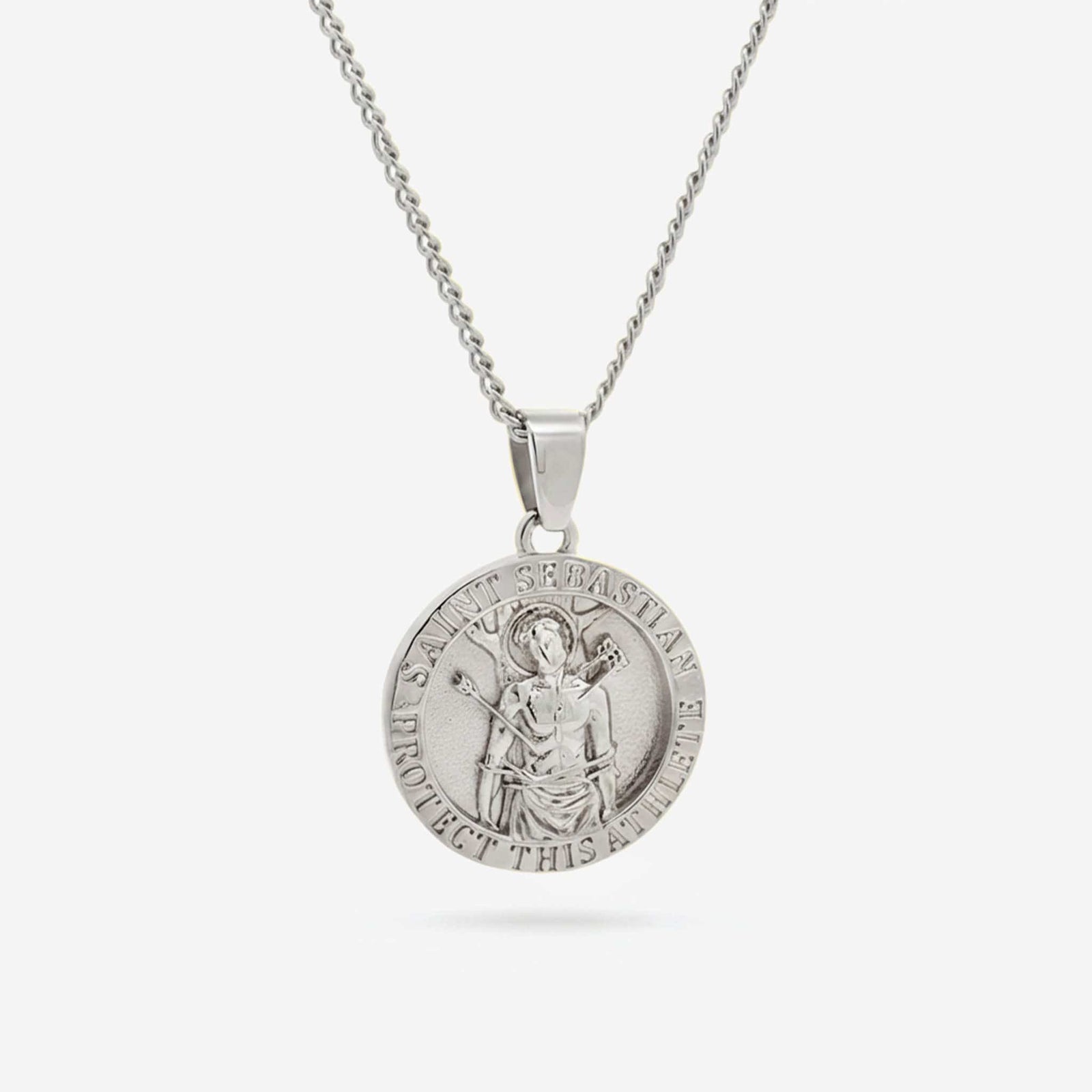 Saint Sebastian Pendant - Silver