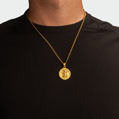 Saint Sebastian Pendant - Gold