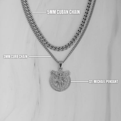 Saint Michael Set - Silver