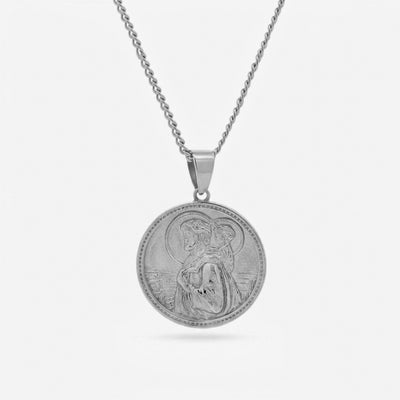 Saint Christopher Necklace - Silver