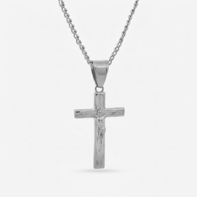 Crucifix Necklace - Silver