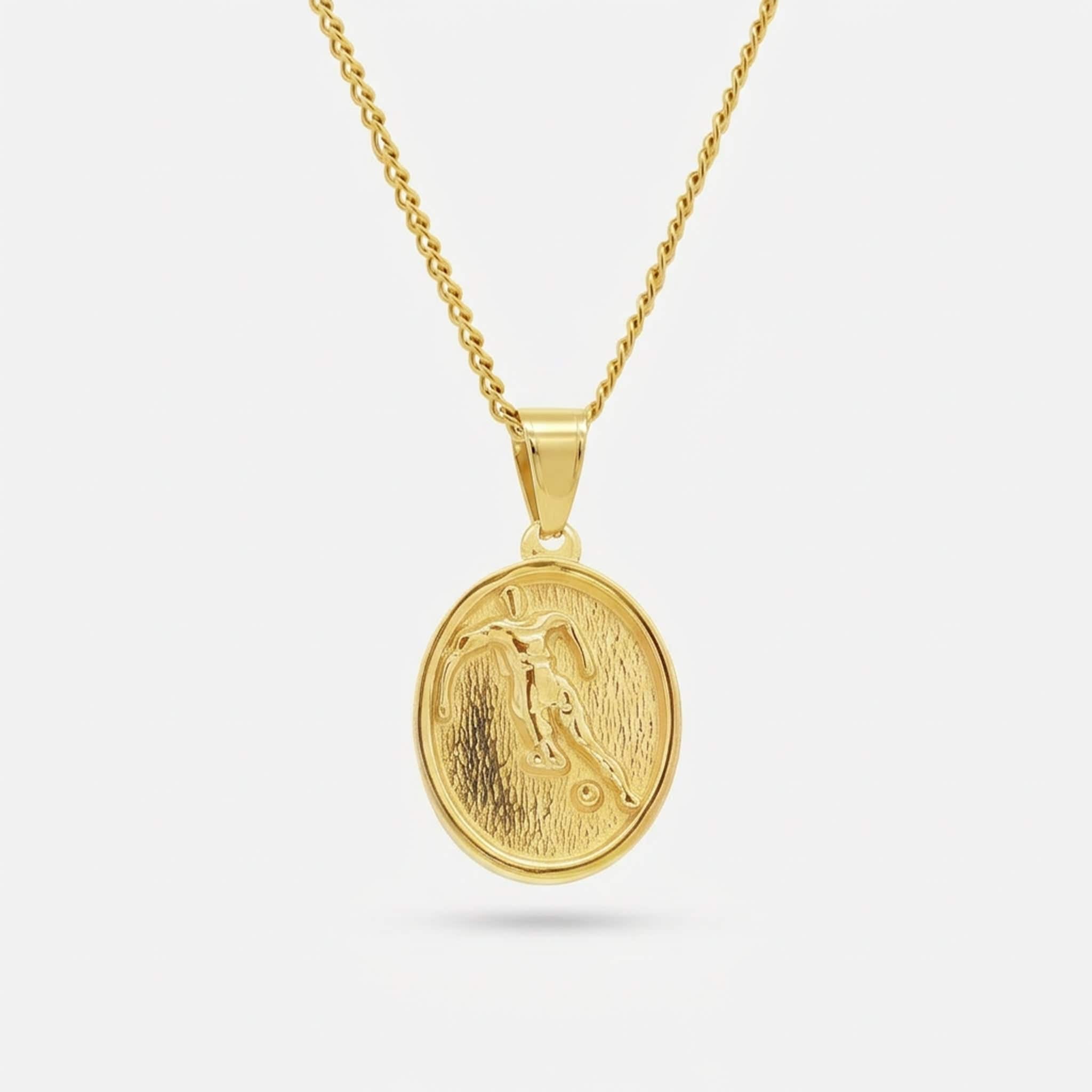 Soccer Silhouette Pendant