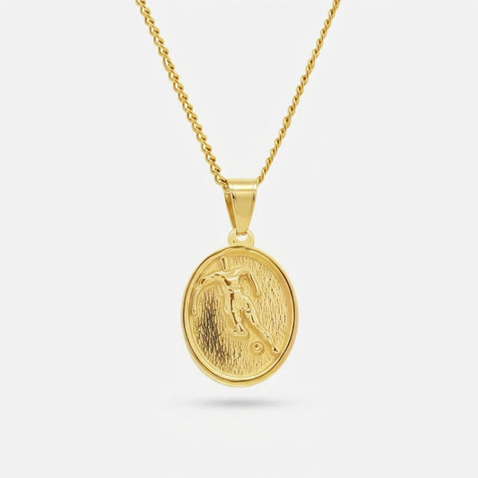 Soccer Silhouette Pendant