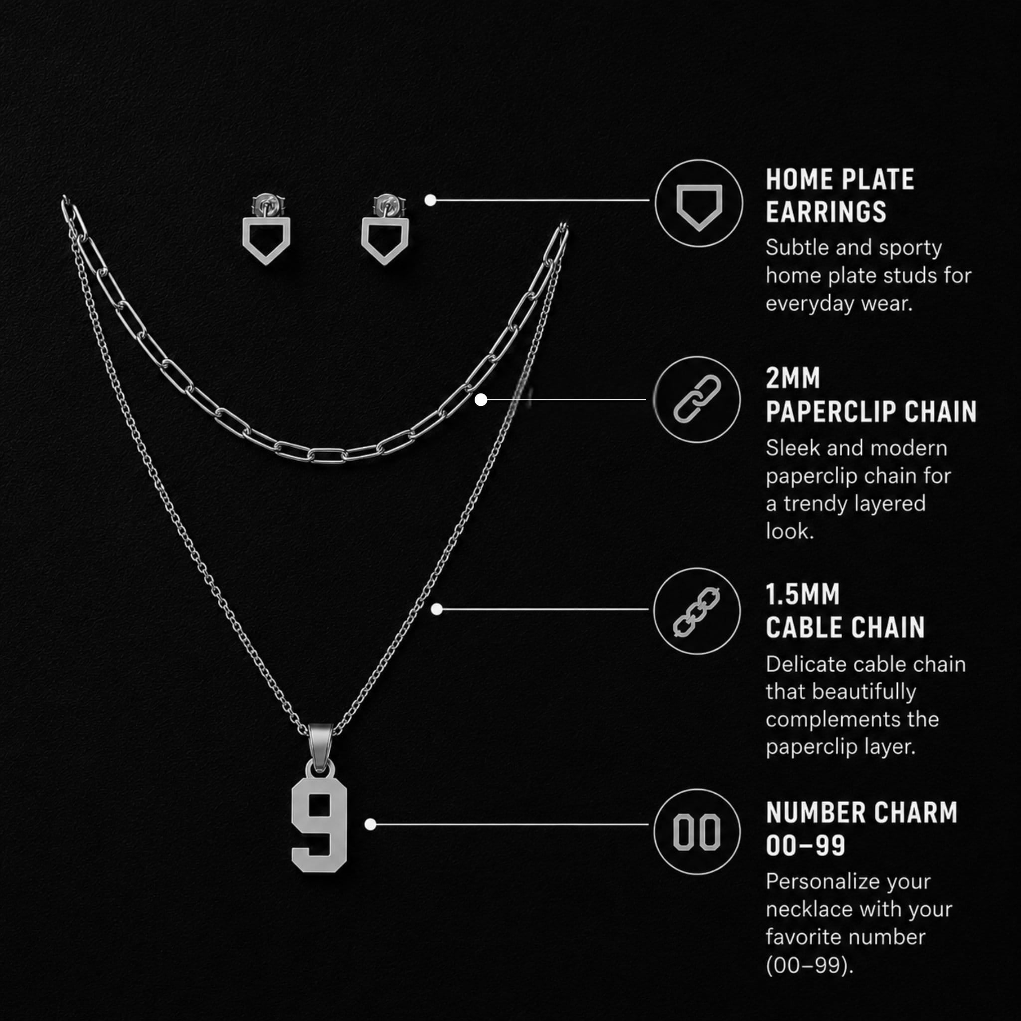 Softball Essentials Bundle - Silver
