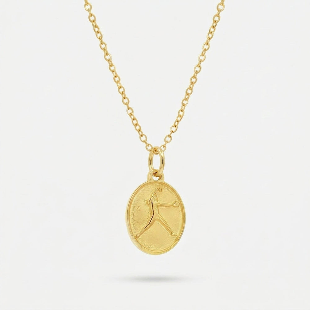 Softball Silhouette Pendant