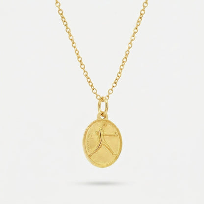 Softball Silhouette Pendant