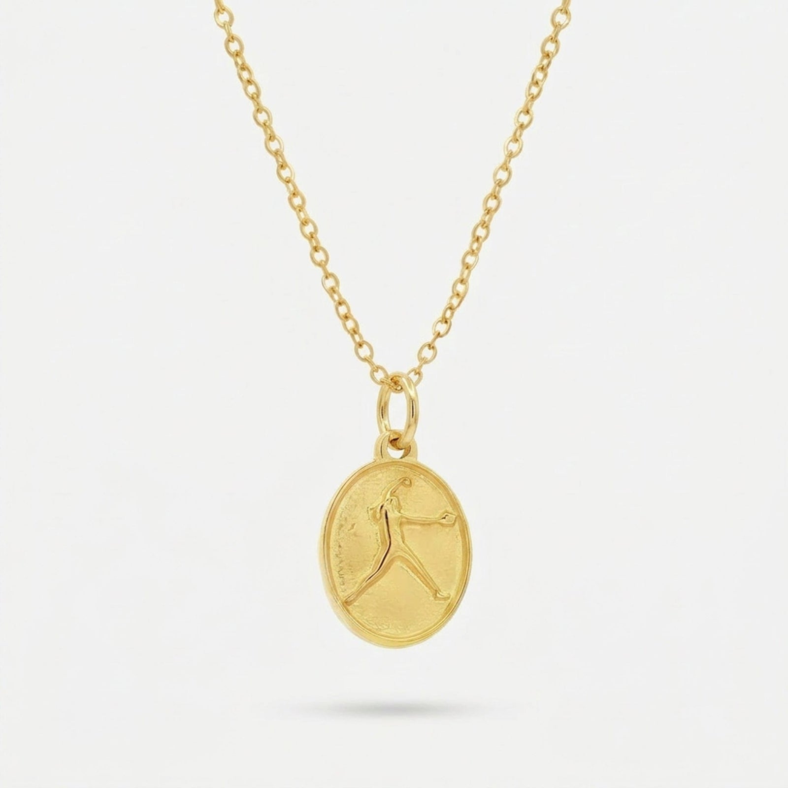 Softball Silhouette Pendant