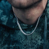 silver cuban necklace