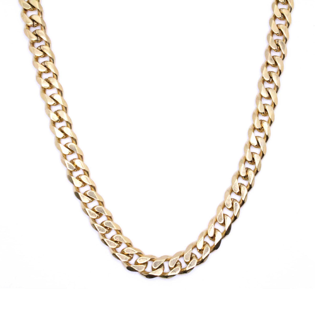 gold cuban chain 7mm