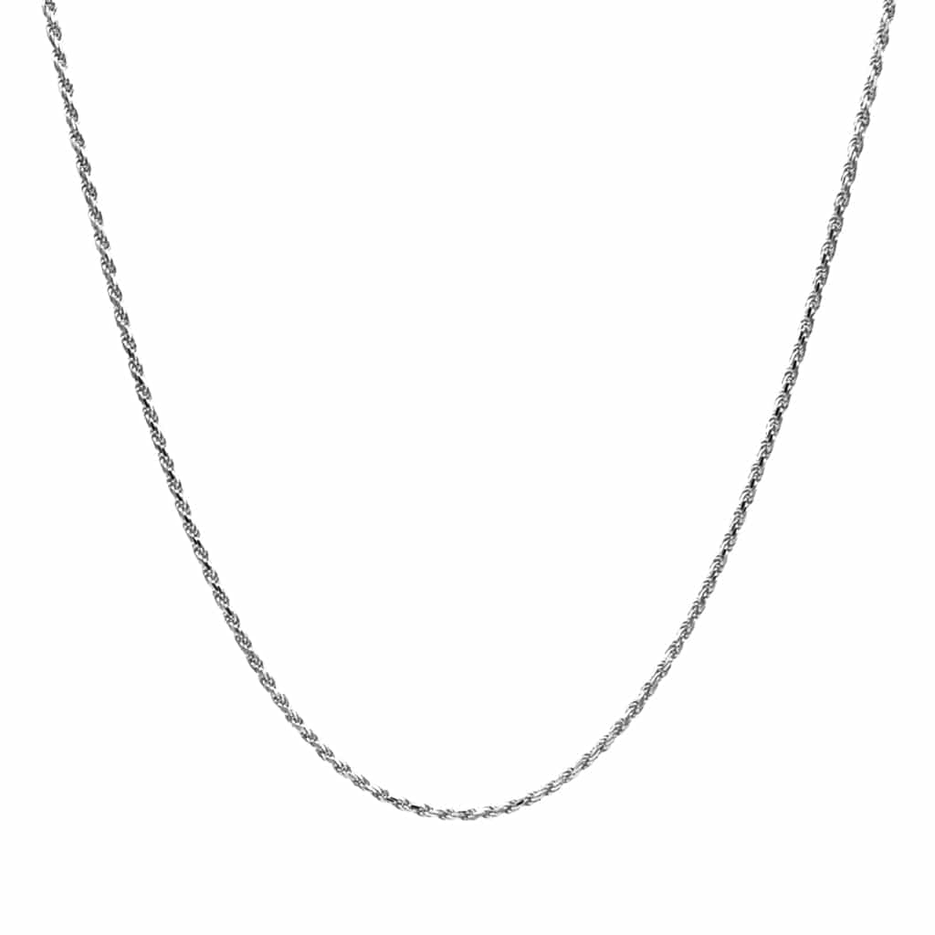 Silver rope chain 3mm