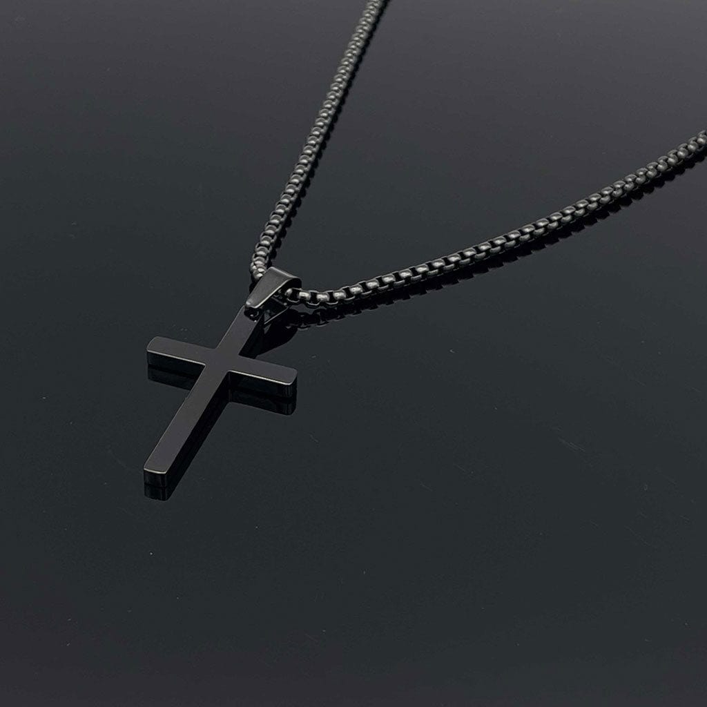 black cross chain