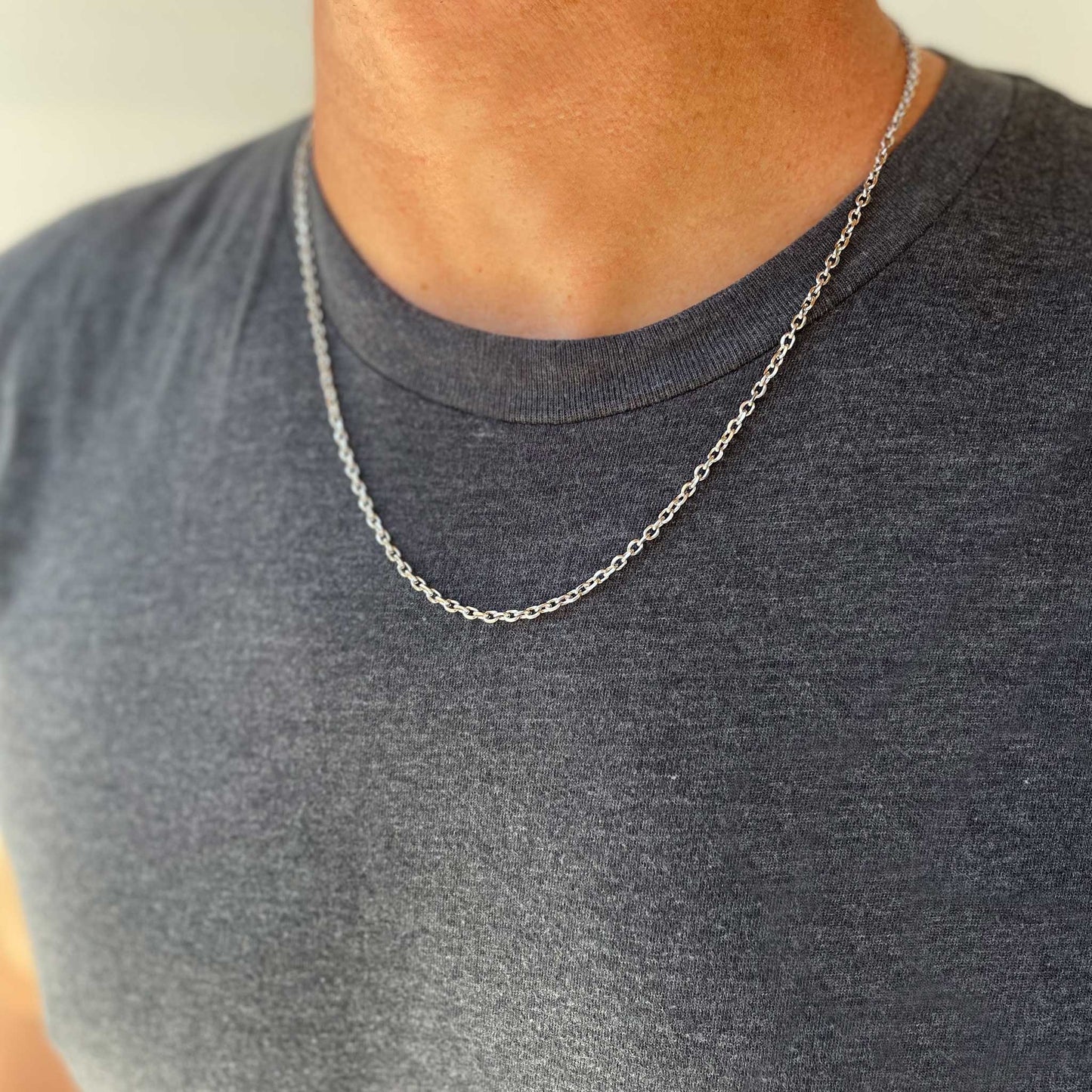 Cable Chain 3MM - Silver