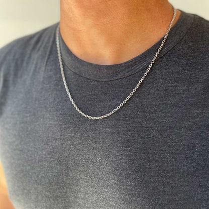Cable Chain 3MM - Silver